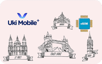 Uki Mobile+ 20 GB - 200 SMS - 200 Mins - 30 Days